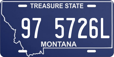 MT license plate 975726L