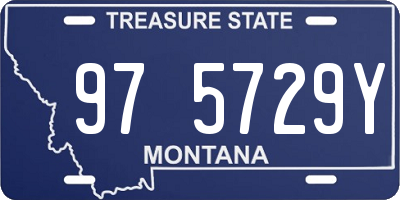 MT license plate 975729Y