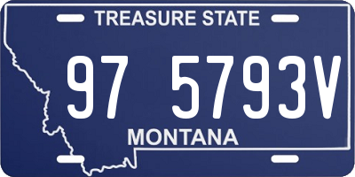 MT license plate 975793V