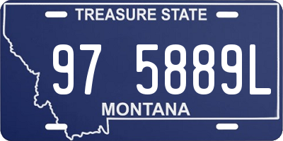 MT license plate 975889L