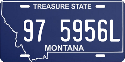 MT license plate 975956L