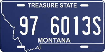 MT license plate 976013S