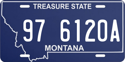 MT license plate 976120A