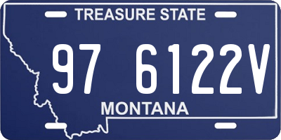 MT license plate 976122V