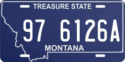 MT license plate 976126A