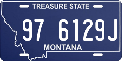 MT license plate 976129J
