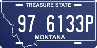 MT license plate 976133P