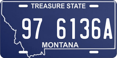 MT license plate 976136A