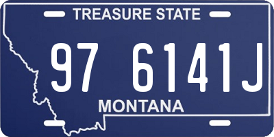 MT license plate 976141J