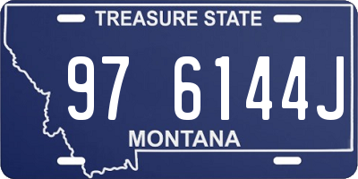 MT license plate 976144J