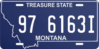 MT license plate 976163I