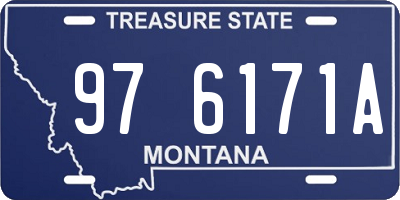 MT license plate 976171A