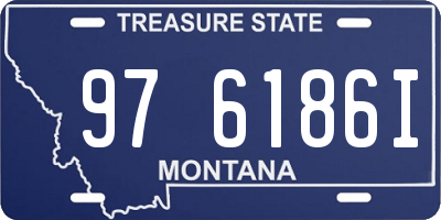 MT license plate 976186I