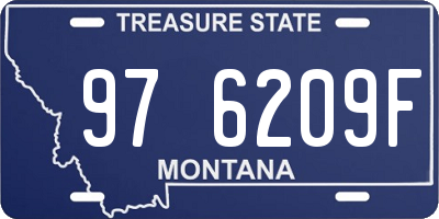MT license plate 976209F
