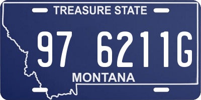 MT license plate 976211G