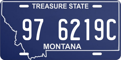 MT license plate 976219C