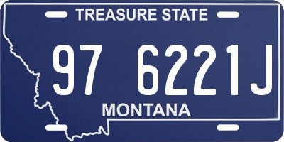 MT license plate 976221J