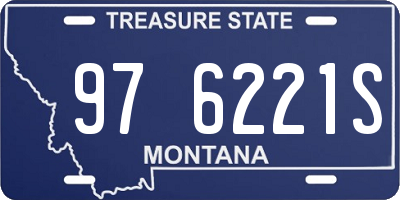 MT license plate 976221S