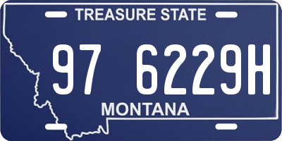 MT license plate 976229H