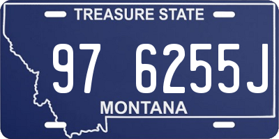MT license plate 976255J