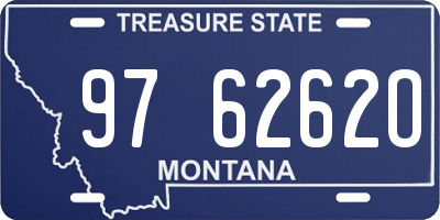 MT license plate 976262O