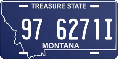 MT license plate 976271I