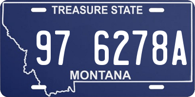 MT license plate 976278A