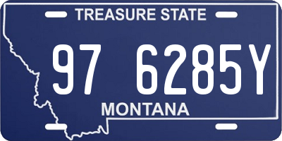 MT license plate 976285Y
