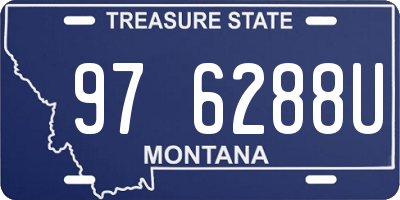 MT license plate 976288U