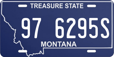 MT license plate 976295S