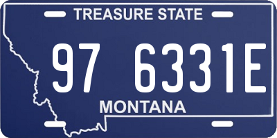 MT license plate 976331E