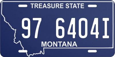 MT license plate 976404I