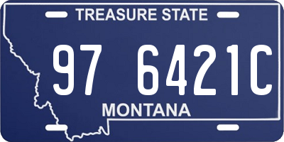 MT license plate 976421C