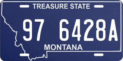MT license plate 976428A