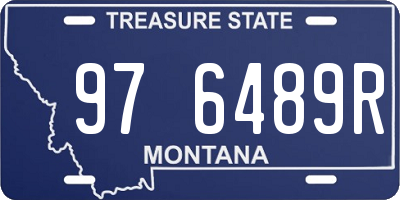 MT license plate 976489R