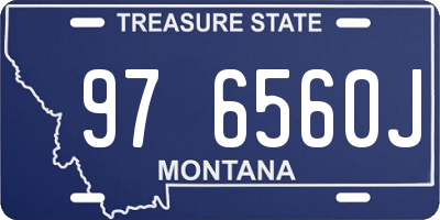 MT license plate 976560J