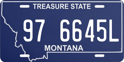 MT license plate 976645L
