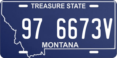 MT license plate 976673V
