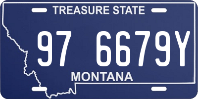 MT license plate 976679Y