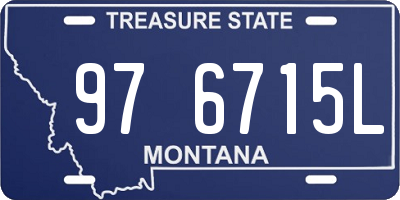 MT license plate 976715L