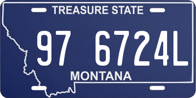MT license plate 976724L