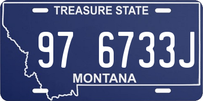 MT license plate 976733J