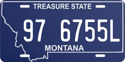 MT license plate 976755L