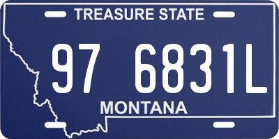 MT license plate 976831L