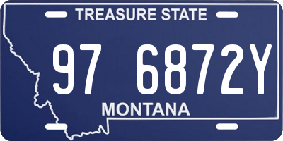 MT license plate 976872Y