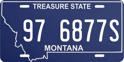 MT license plate 976877S