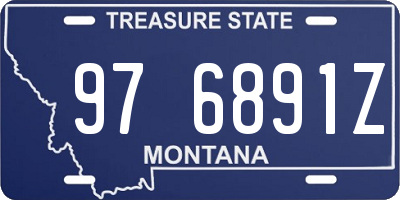 MT license plate 976891Z