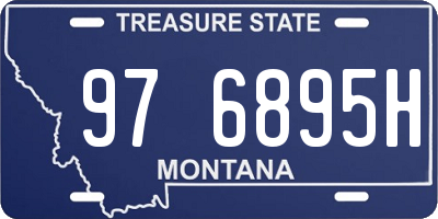 MT license plate 976895H