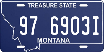 MT license plate 976903I