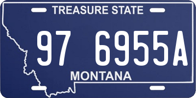 MT license plate 976955A
